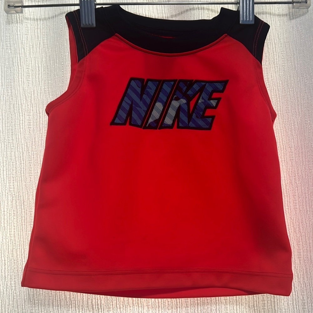 4/$15 nike orange 12m  tank